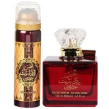 Set ARD AL ZAAFARAN SHAMS AL EMERAT KHUSUSI, apa de parfum 100 ml + deo 50 ml, unisex