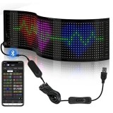 Cumpara ieftin Panou LED Auto Flexibil RGB Programabil Bluetooth Display Afisaj Mesaje USB