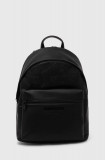 PLEIN SPORT rucsac barbati, culoarea negru, mare, cu imprimeu