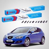 Cumpara ieftin Ștergătoare Seat Leon 1P1 2009-2012 | Set Față Flat &ndash; TeamCar&reg;