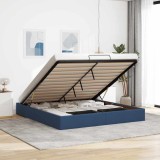 Cumpara ieftin Cadru de pat otoman fără saltea Albastru 180x200 cm țesătură