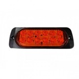 Lampa LED Stroboscopica Auto 12W Galbena 12/24V Slim, Anti-Coliziune, IP64