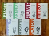 7 vol. din colectia DESCOPERA FILOSOFIA (Platon, Descartes, Diderot, John Stuart Mill, Hume, Russell, Arendt) - ed. Litera - doar impreuna!