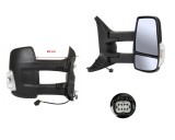 Oglinda usa exterioara Ford Transit/Tourneo, 01.2014-12.2019, partea dreapta, reglare electrica; textil; incalzit; sticla convexa; geam cromat; cu se