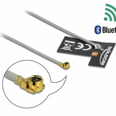 Antena interna WLAN 802.11 b/g/n MHF® I plug 2 dBi 1.13 10 cm FPC, Delock 12693