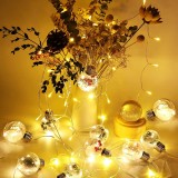 Set de 2 instalatii IREENUO, LED, alb cald, 7 m