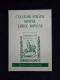 Calatori straini despre Tarile Romane. Supliment 2