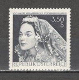 Austria.1968 100 ani industria de broderie MA.658, Nestampilat