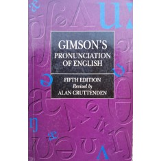 Gimson&#039;s Pronunciation Of English Fifth Edition - Alan Cruttenden , C892