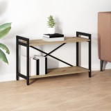 vidaXL Bibliotecă stejar artizanal 80 x 30 x 48.5 cm Lemn compozit