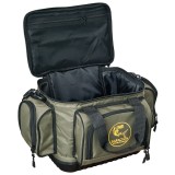 Geanta pentru accesorii pescuit la crap B50 Dimensiuni: 47x30x28cm (luand in calcul si buzunarele)