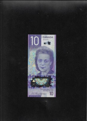 Canada 10 dolari dollars 2018 seria4996430 foto