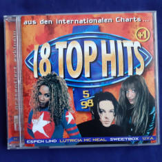 various - 18 Top Hits _ cd _ Top13 Music, Germania, 1998 _ NM/NM foto