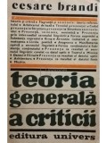 Mariana Badea - Teoria generala a criticii (editia 1985)