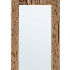 Oglinda decorativa Rafter, Bizzotto, 25 x 90 cm, lemn reciclat