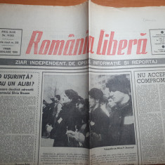 romania libera 26 ianuarie 1990-interviu ana blandiana,silviu brucan