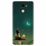 Husa silicon pentru Huawei Nova Lite Plus, Cat And Girl