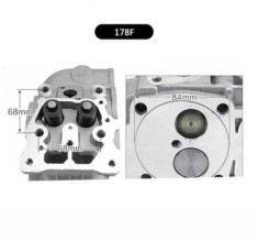 Chiulasa motor diesel motocultor / generator 178F (piston 78mm)