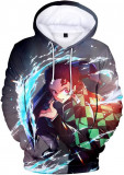 Pentru Cosplay Demon Slayer Anime Pulover Hoodie - Halloween Unisex Adult Manga, Oem