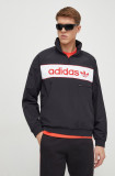 Adidas Originals geacă bărbați, culoarea negru, de tranziție, oversize IS1398