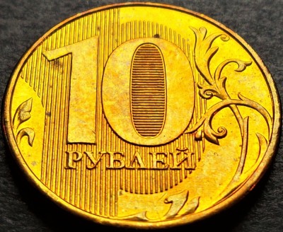 Moneda 10 RUBLE - RUSIA, anul 2012 * cod 5043 = A.UNC foto