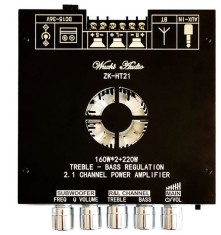 Sta?ie auto audio, amplificator cu Bluetooth 160W X 2, 1 X 220W foto