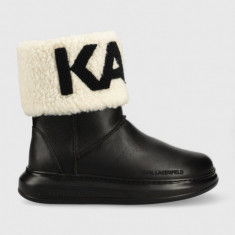 Karl Lagerfeld bocanci de piele KAPRI KOSI Kapri Kosi , culoarea negru KL44550