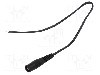 Cablu alimentare DC, cabluri, DC 5,5/2,5 soclu, negru, 0,25m, WEST POL - S25-TT-T050-025BK