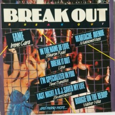 Various &lrm;&ndash; Break Out _ VG+ / VG+ vinil, LP, disc muzica disco _ Arcade, Olanda, 1983