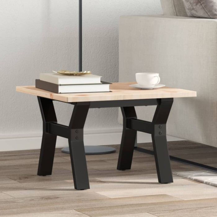 vidaXL Picioare Măsuță de cafea Y-Frame 40x40x33 cm Oţel