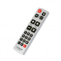 Telecomanda Universala TV Savio RC-04 EASY, ideala pentru Seniori si Copii