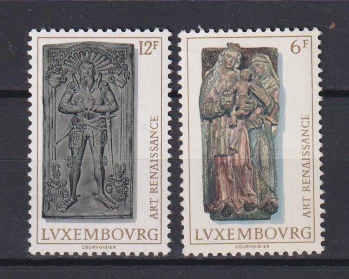 LUXENBURG ARTA, PICTURA MI. 933-934 MNH