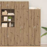 Dulap de depozitare Gossi stejar artizan 70x42.5x225 cm lemn prelucrat, dulap pe perete Gossi stejar artizan 70x42.5x40 cm lemn prelucrat