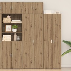 Dulap de depozitare Gossi stejar artizan 70x42.5x225 cm lemn prelucrat, dulap pe perete Gossi stejar artizan 70x42.5x40 cm lemn prelucrat