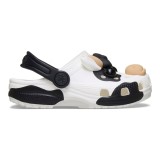 Saboti Crocs Toddler IAM Cow Clog Alb - White