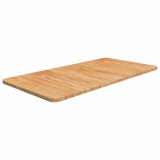Cumpara ieftin Blat de baie, maro deschis, 80x40x1,5 cm, lemn masiv tratat
