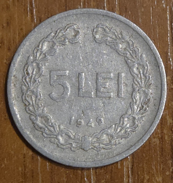 5 lei 1949, RPR / Romania