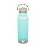 Termos din otel inoxidabil Klean Kanteen cu capac ermetic Classic Narrow Blue Tint 355 ml