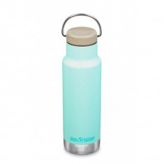 Termos din otel inoxidabil Klean Kanteen cu capac ermetic Classic Narrow Blue Tint 355 ml