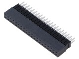 Conector şiruri pini tată 40 PIN 2,54mm aurit THT SAMTEC