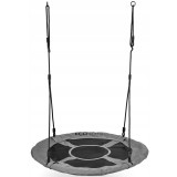 Leagan tip cuib pentru gradina, 100 cm, reglabil pe inaltime, 150 kg, gri