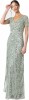 Rochie lunga paiete Maya Deluxe, decolteu V, marimea 44, ocazii speciale: nunta, bal, seara, outlet