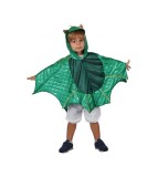 Costum carnaval Dinozaur pentru copii, pelerina si gluga, marime 92/104 cm ( 3-4 ani)