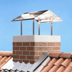 vidaXL Hood pentru co&Egrave; de fum Argintiu 60 x 60 x 38 cm O&Aring;&pound;el inoxidabil