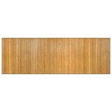 Cumpara ieftin Covor dreptunghiular, natural, 100x300 cm, bambus