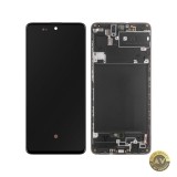 Display cu Touchscreen Samsung Galaxy A71 A715 cu Rama Negru Service Pack GH82-22152A