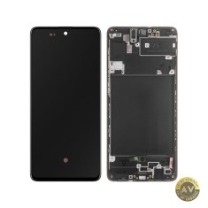 Display cu Touchscreen Samsung Galaxy A71 A715 cu Rama Negru Service Pack GH82-22152A