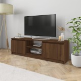 Cumpara ieftin Comodă TV, stejar maro, 120x30x35,5 cm, lemn prelucrat