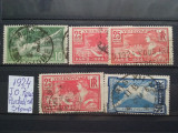 1924-Franta-J.O.Paris-partial set-stampilat, Nestampilat