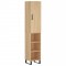 Dulap inalt, stejar sonoma, 34,5x34x180 cm, lemn prelucrat